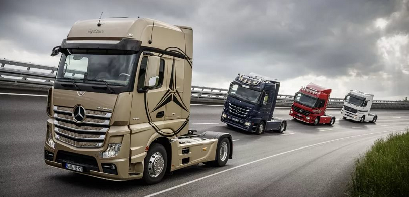 грузовик Mercedes Actros в Китае